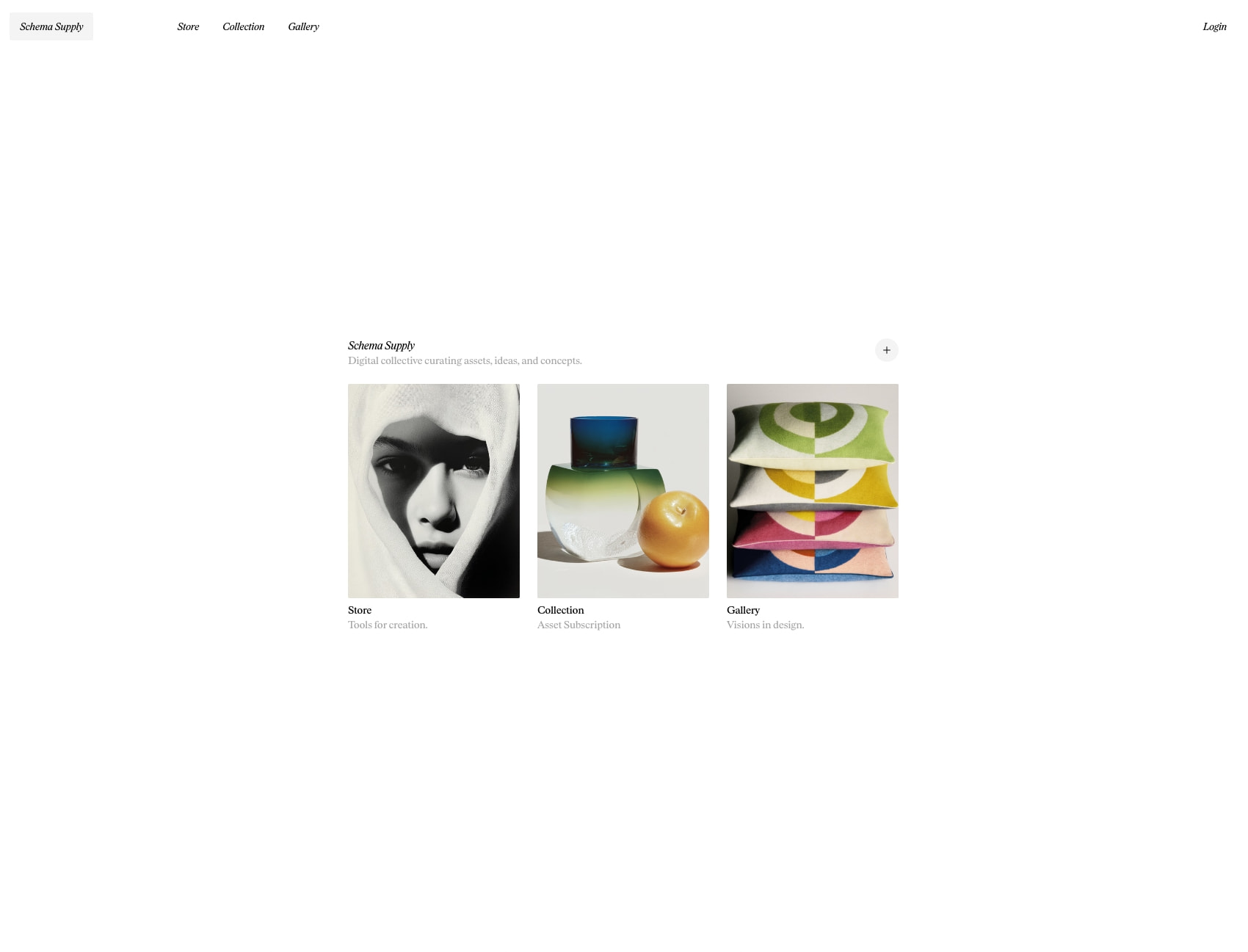 Schema captured website design