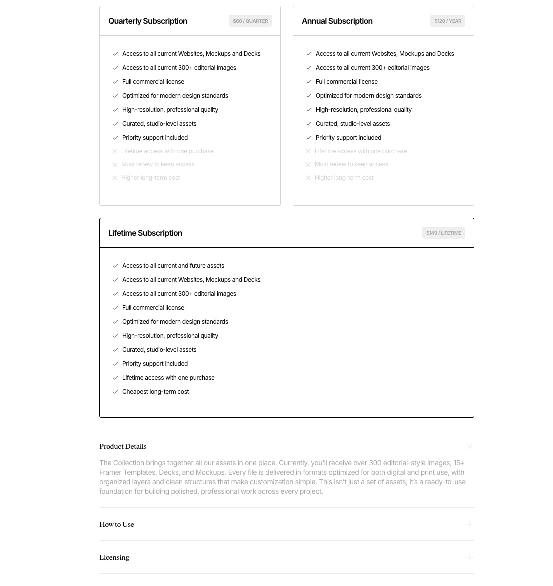 Schema | Collection captured website design