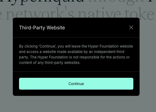 Captured design matching hyperfoundation.org captured website design