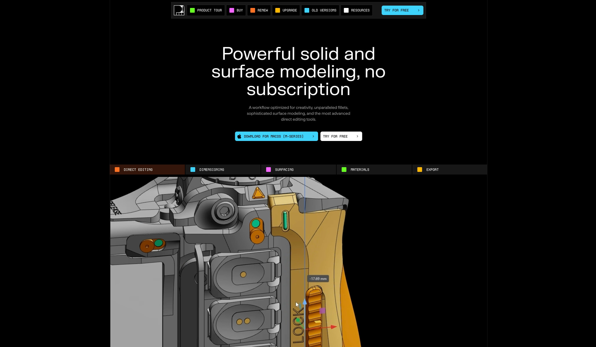 Plasticity captured website design