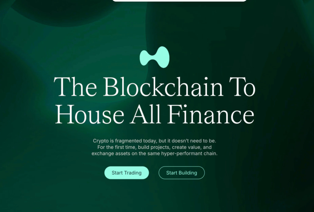 Hyper Foundation captured website design
