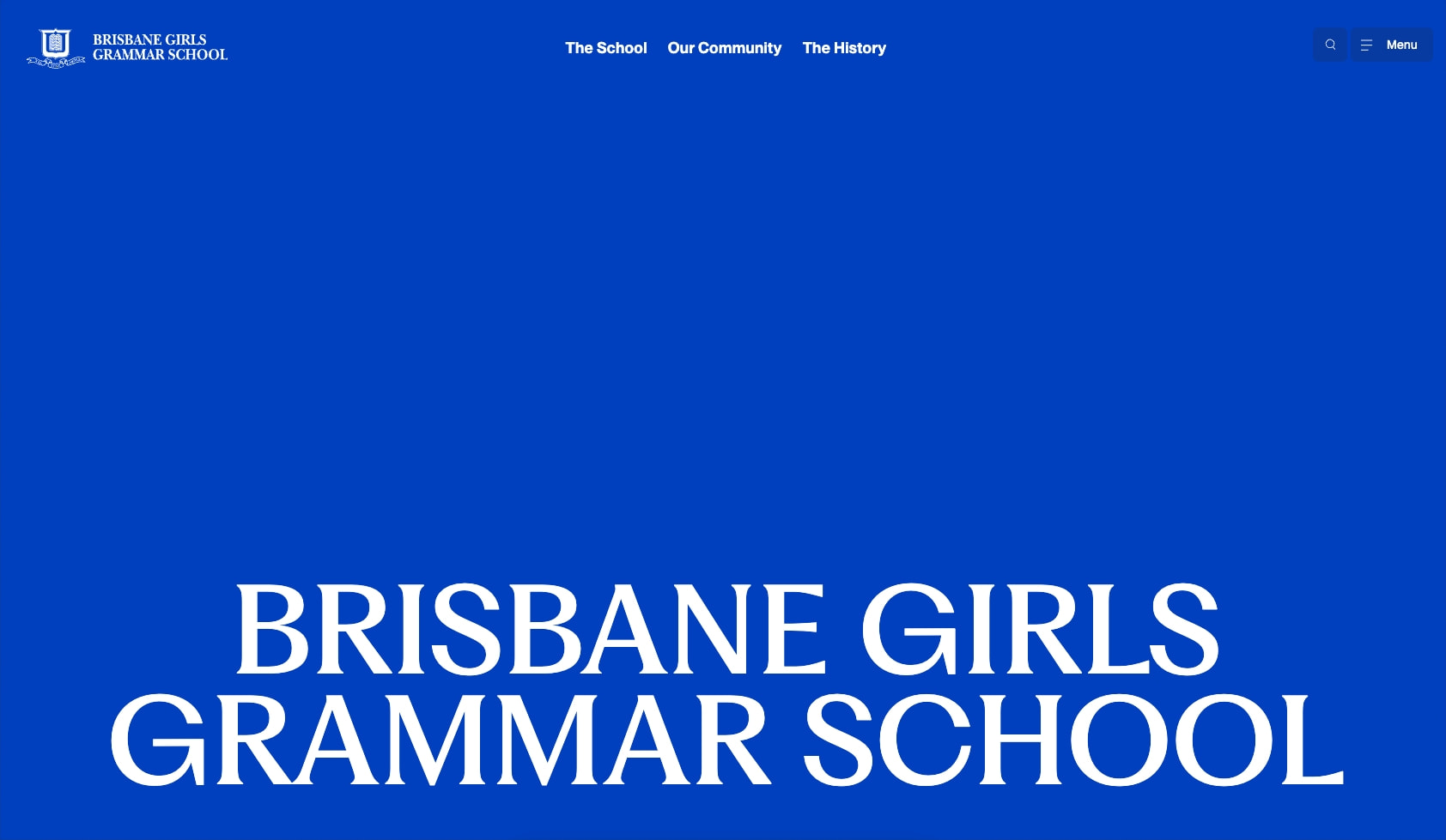 Brisbane Girls Grammar School - Brisbane Girls Grammar School captured website design
