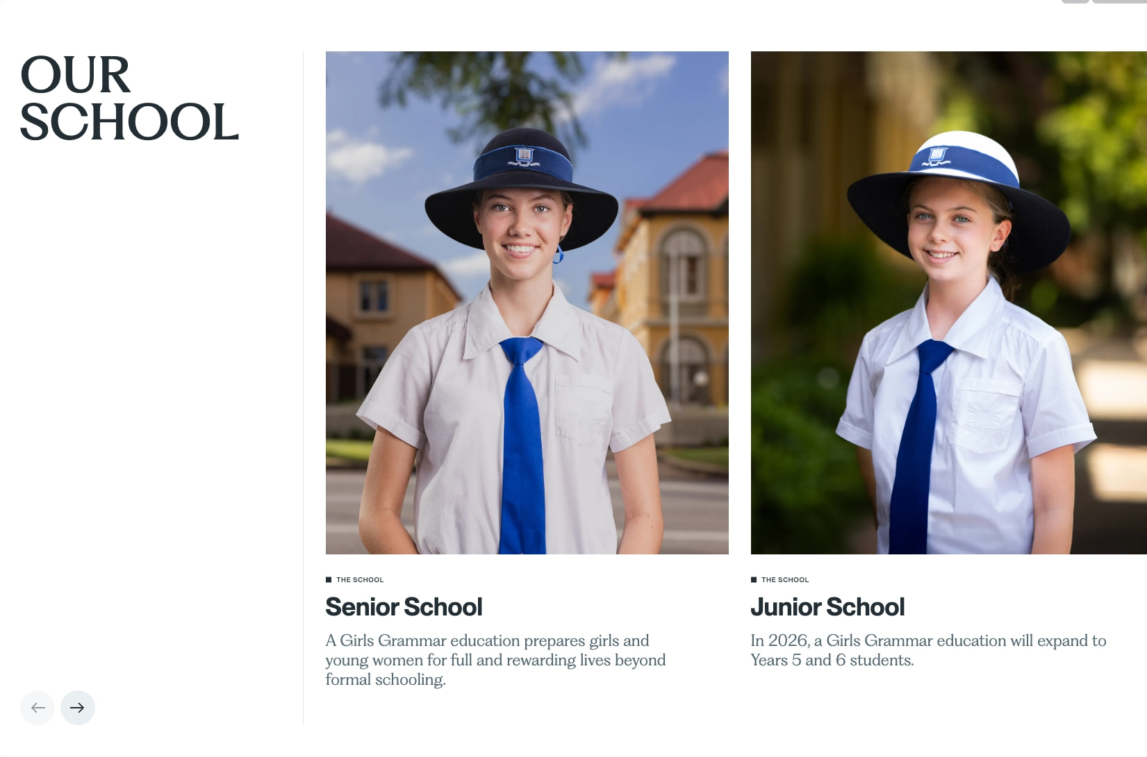 Brisbane Girls Grammar School - Brisbane Girls Grammar School captured website design
