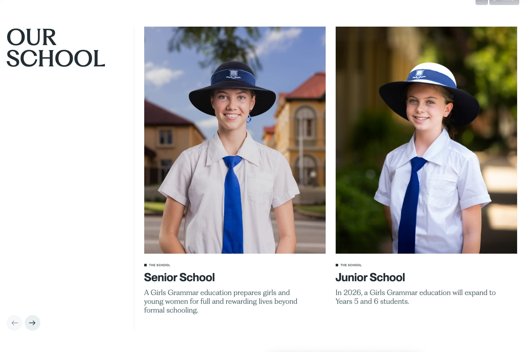 Brisbane Girls Grammar School - Brisbane Girls Grammar School captured website design