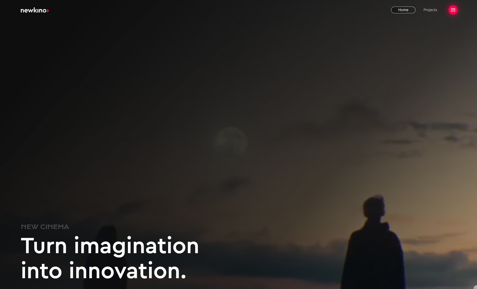 NewKino Studio captured website design