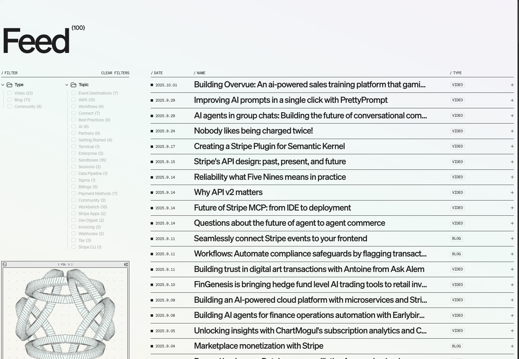 Stripe Dot Dev captured website design