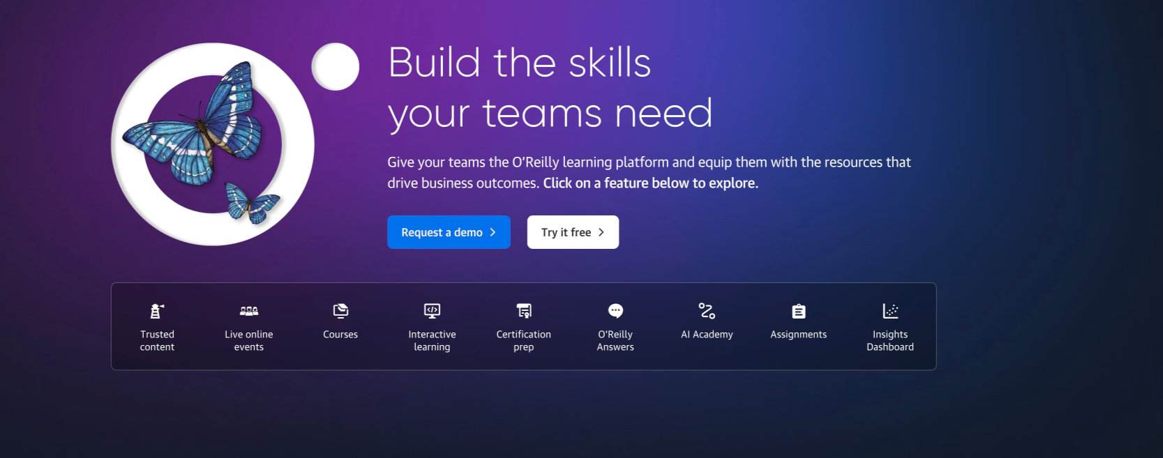 O'Reilly Media - Technology and Business Training captured website design