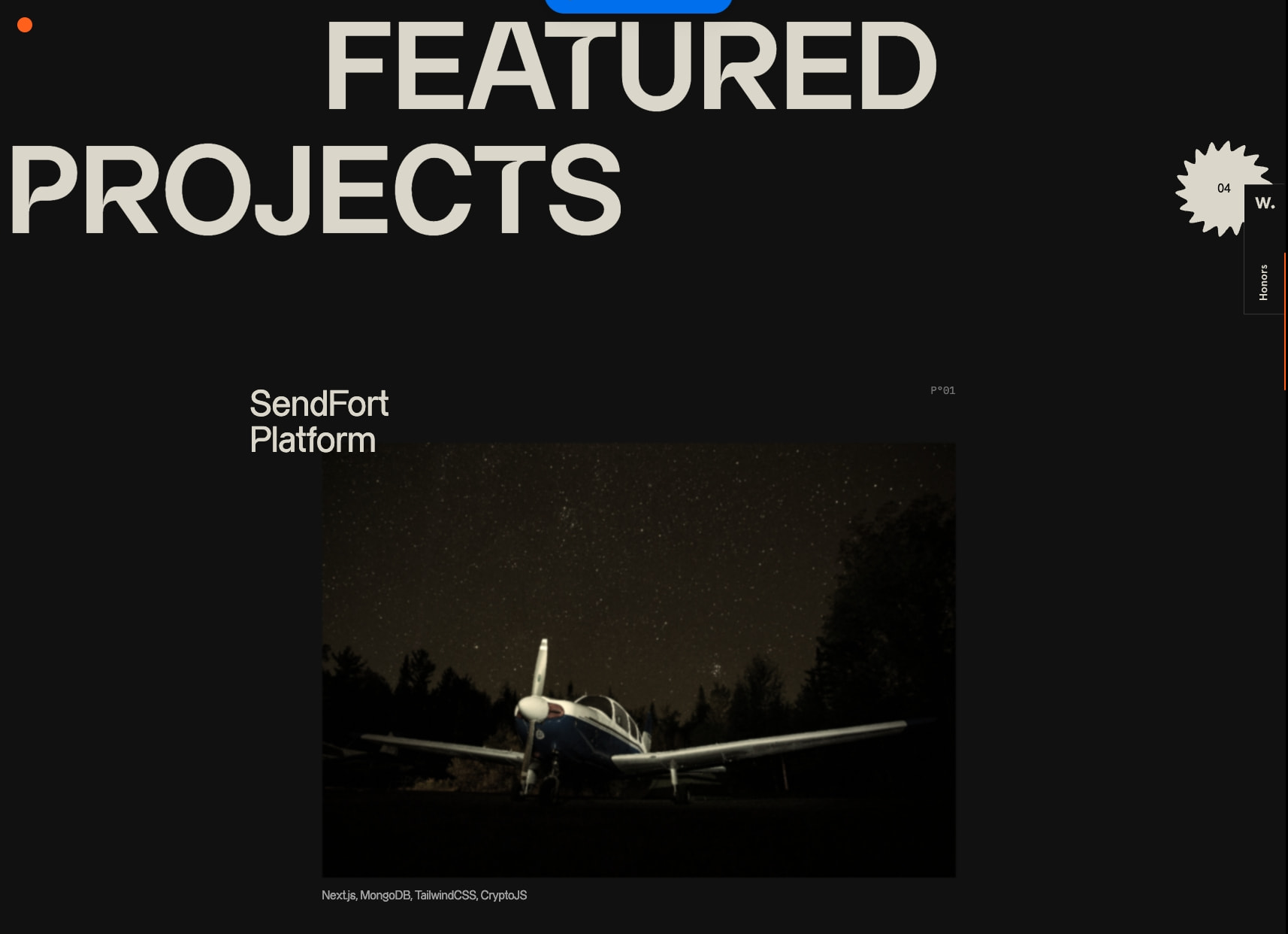 Ochuko Portfolio captured website design