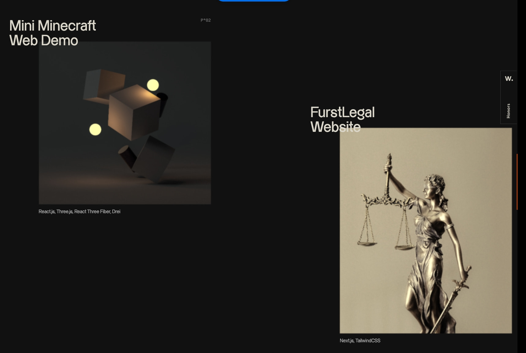 Ochuko — Portfolio captured website design