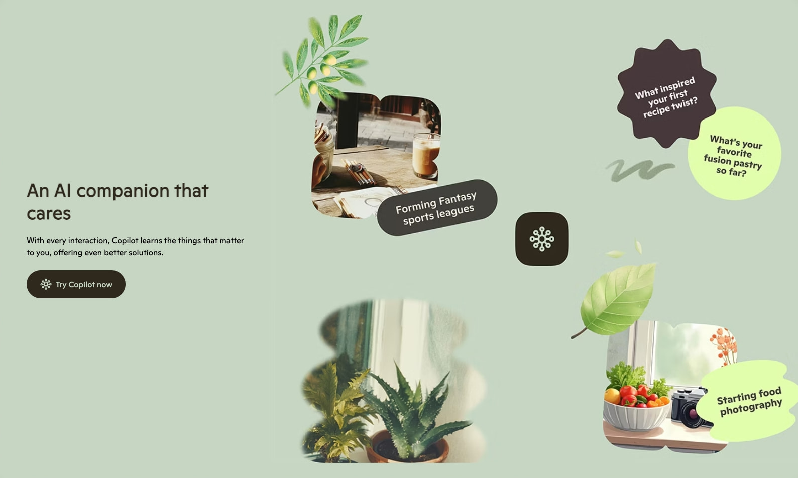 Enjoy AI Assistance Anywhere with Copilot for PC, Mac, Mobile, and More | Microsoft Copilot captured website design
