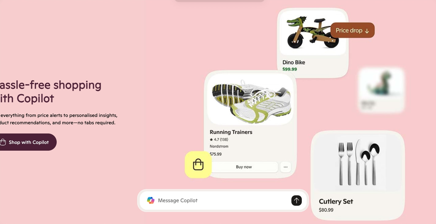 Enjoy AI Assistance Anywhere with Copilot for PC, Mac, Mobile, and More | Microsoft Copilot captured website design