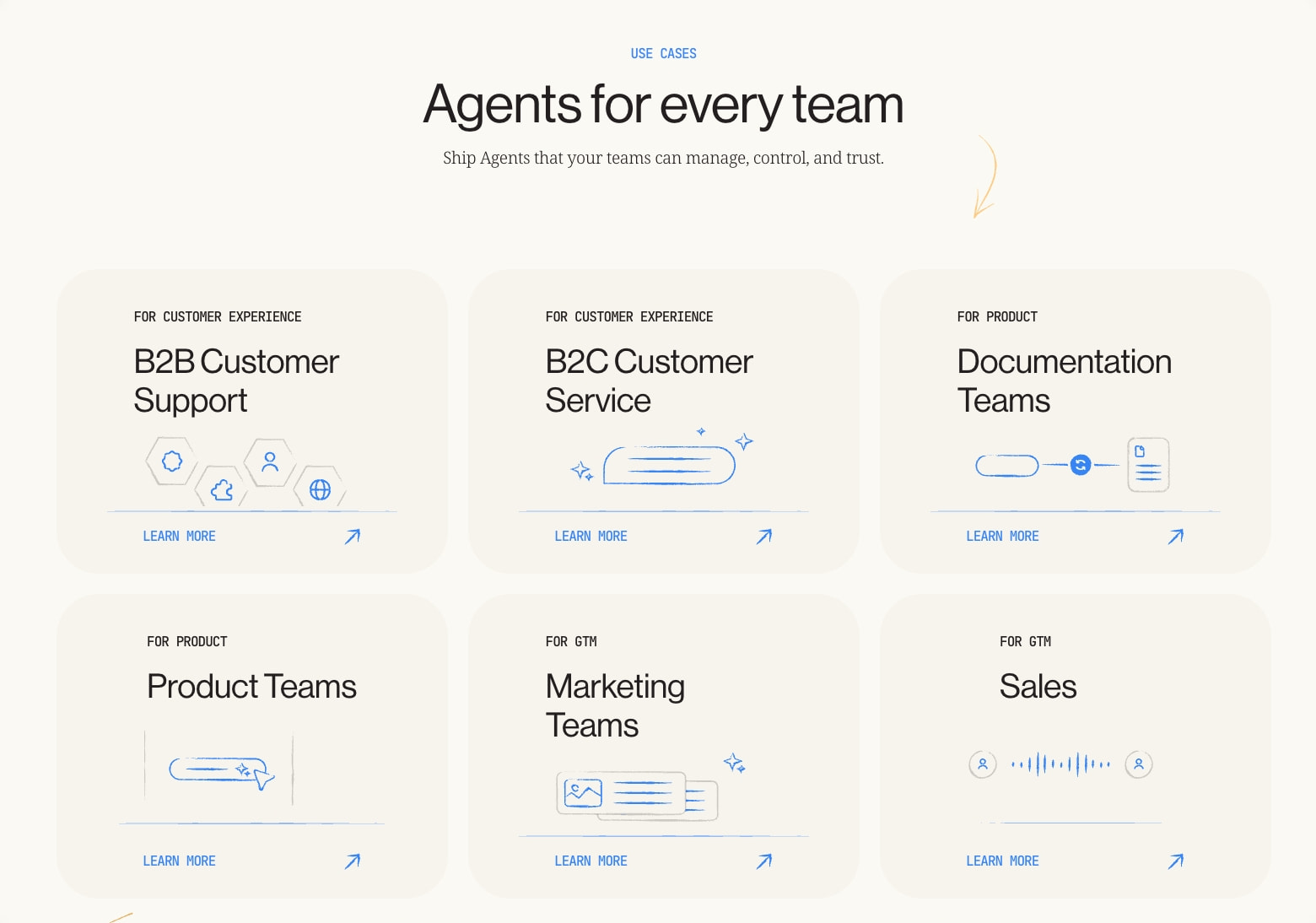 Inkeep - AI Agents that get real work done captured website design