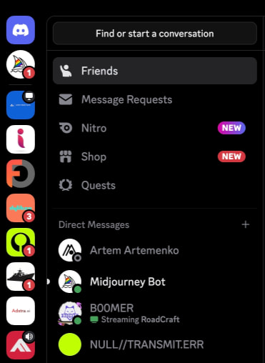(15473) Discord | Friends captured website design