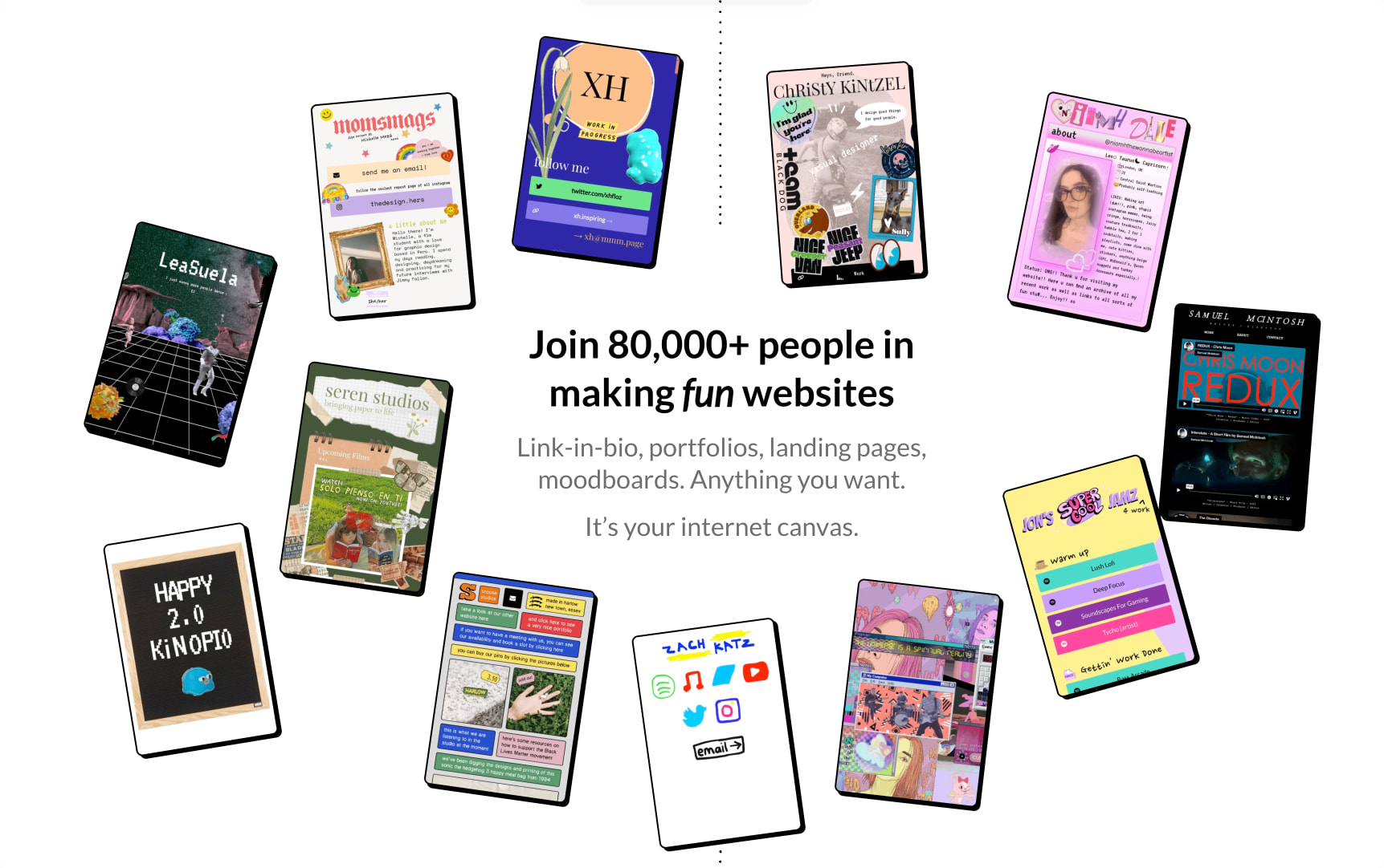 mmm.page — Your Corner of the Internet captured website design