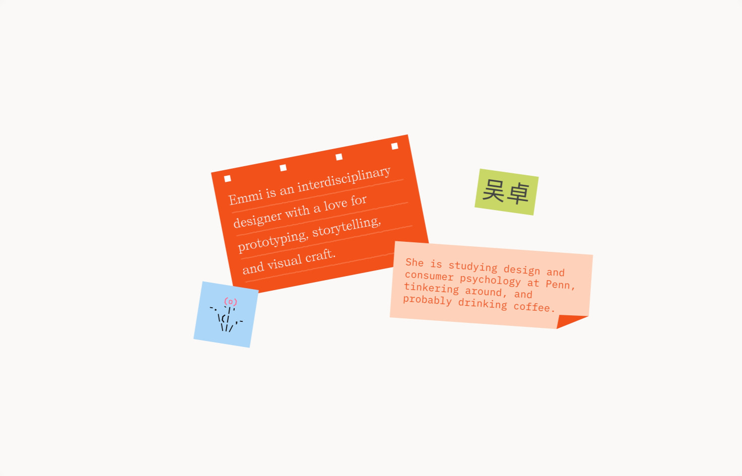 Emmi Wu Portfolio captured website design