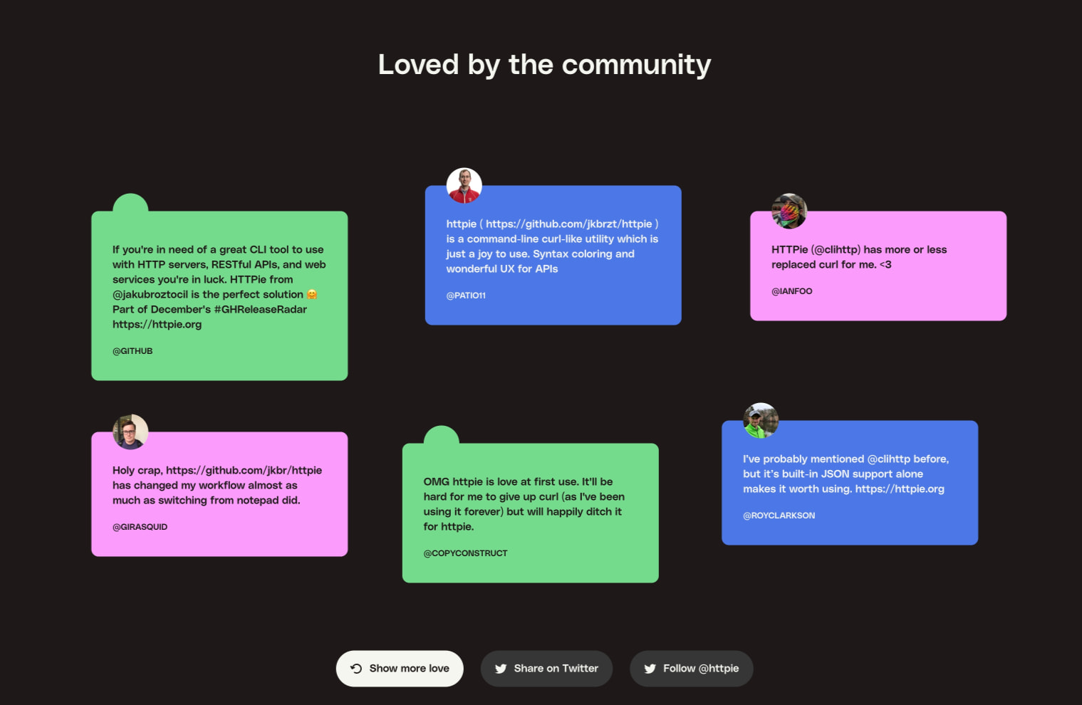 HTTPie – API testing client that flows with you captured website design