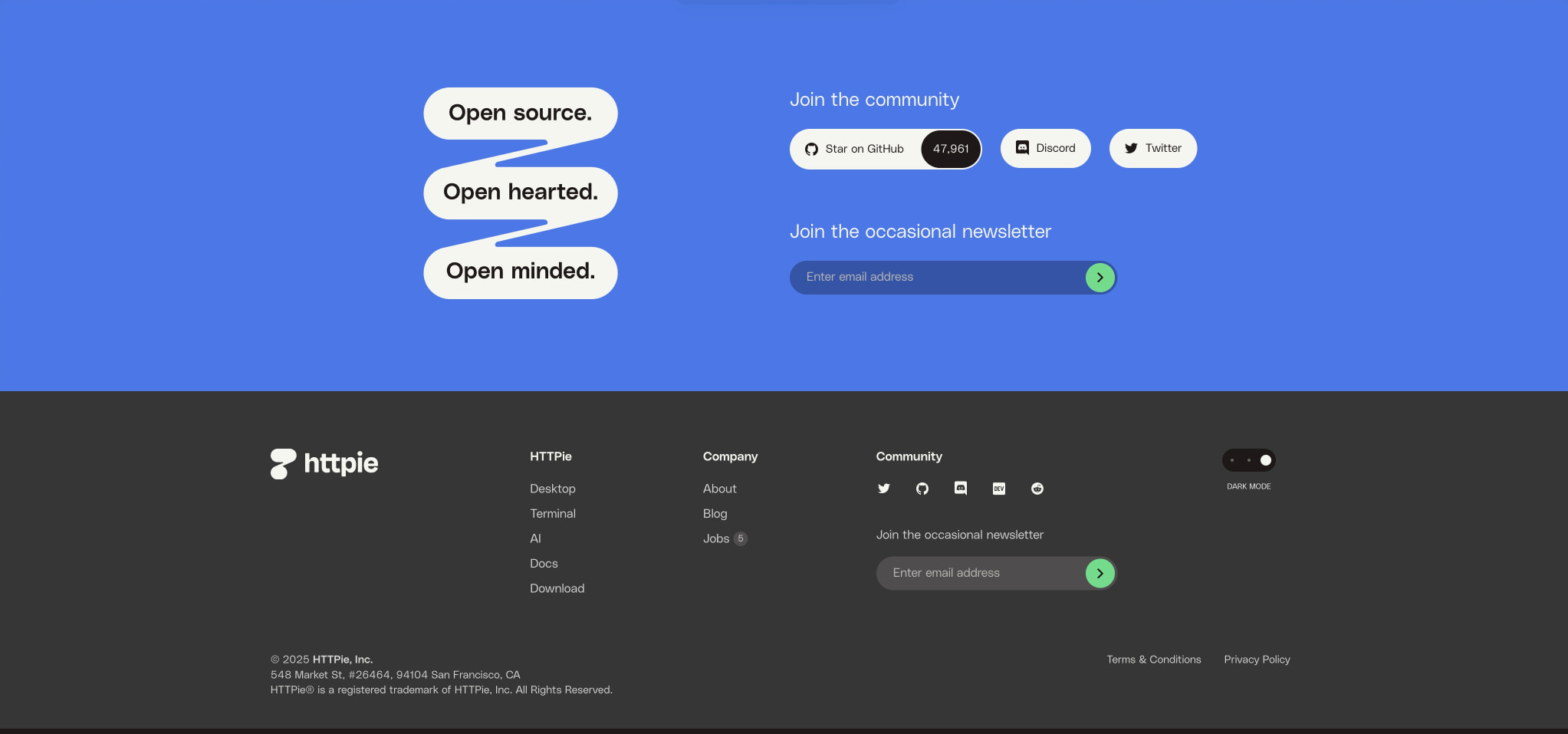 HTTPie – API testing client that flows with you captured website design