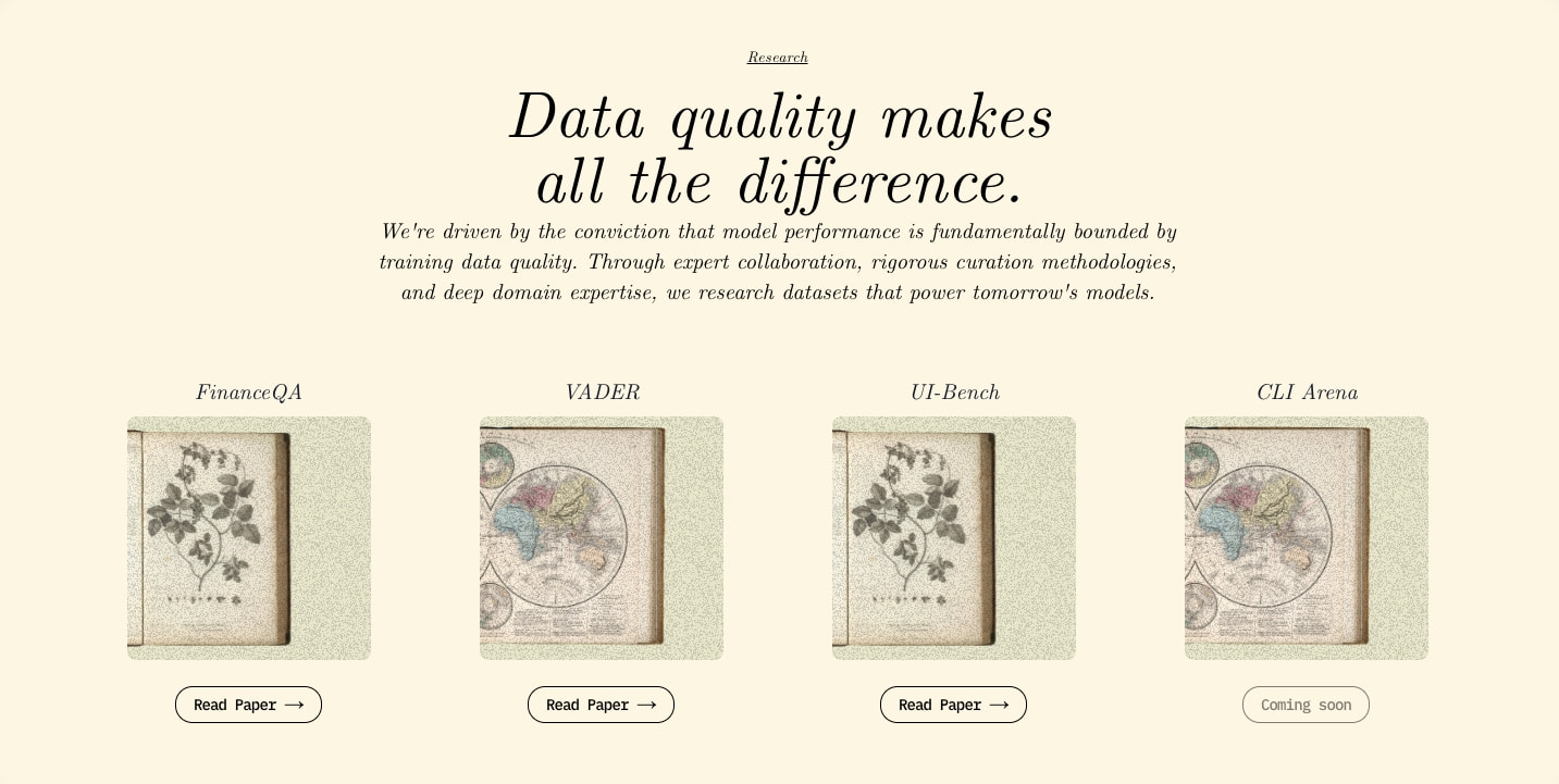 AfterQuery captured website design