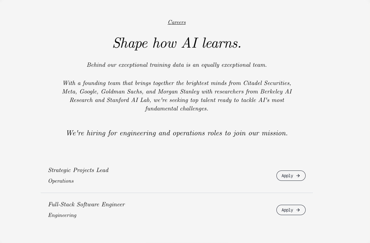 AfterQuery captured website design