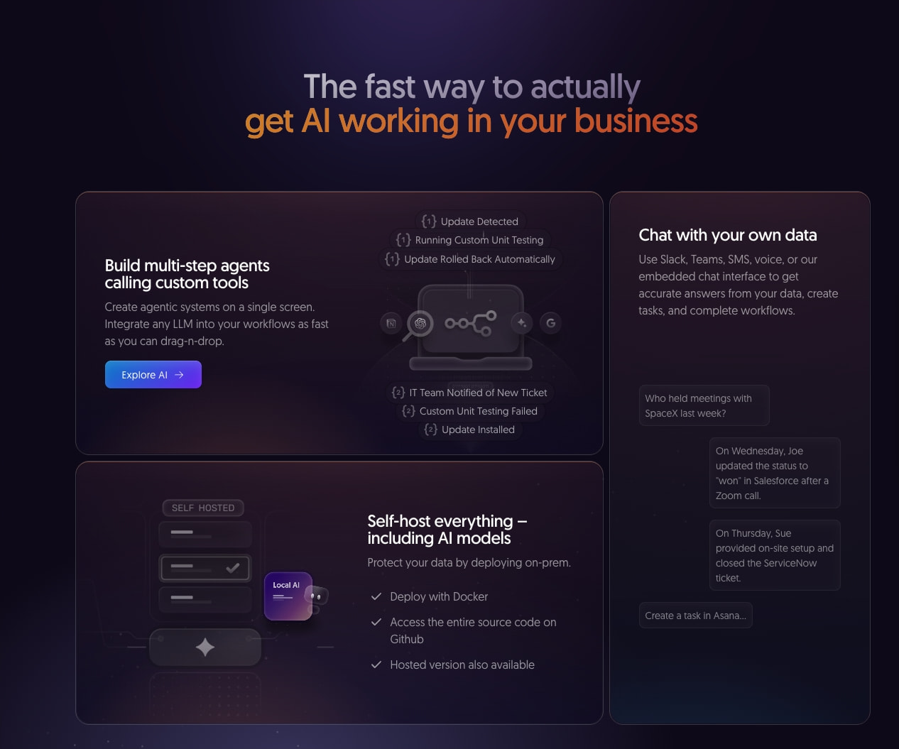AI Workflow Automation Platform & Tools - n8n captured website design