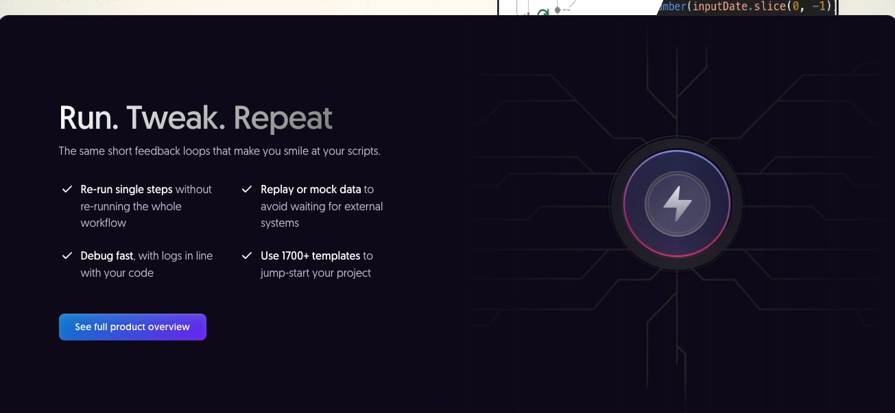 AI Workflow Automation Platform & Tools - n8n captured website design