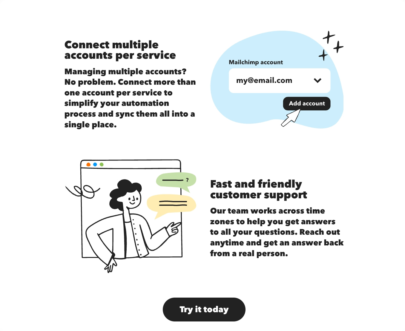 Plans & Pricing - IFTTT captured website design