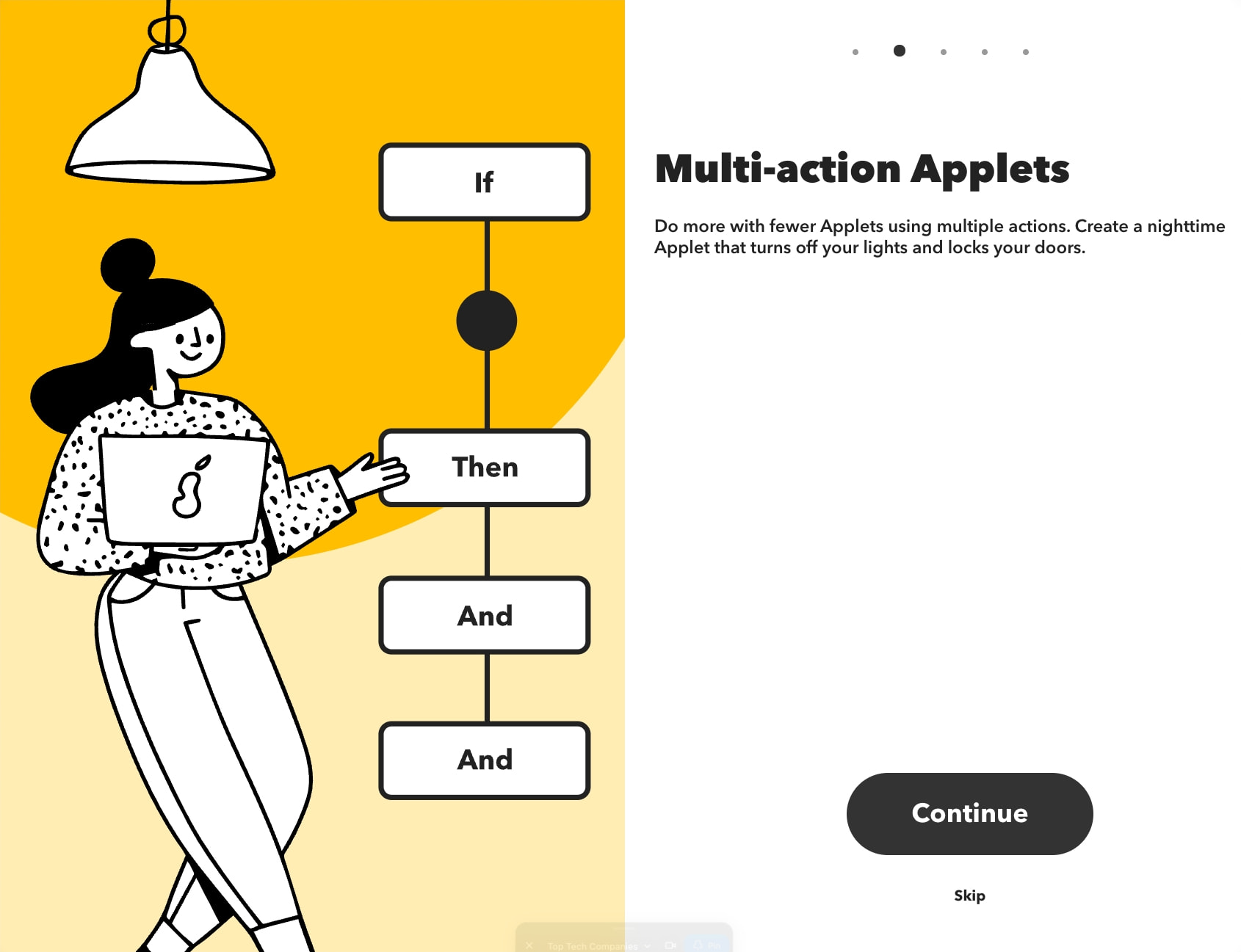 Subscribe - IFTTT Pro captured website design