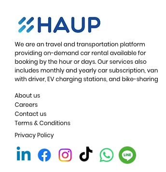 HAUPCAR : THAILAND'S BIGGEST CARSHARING COMMUNITY captured website design