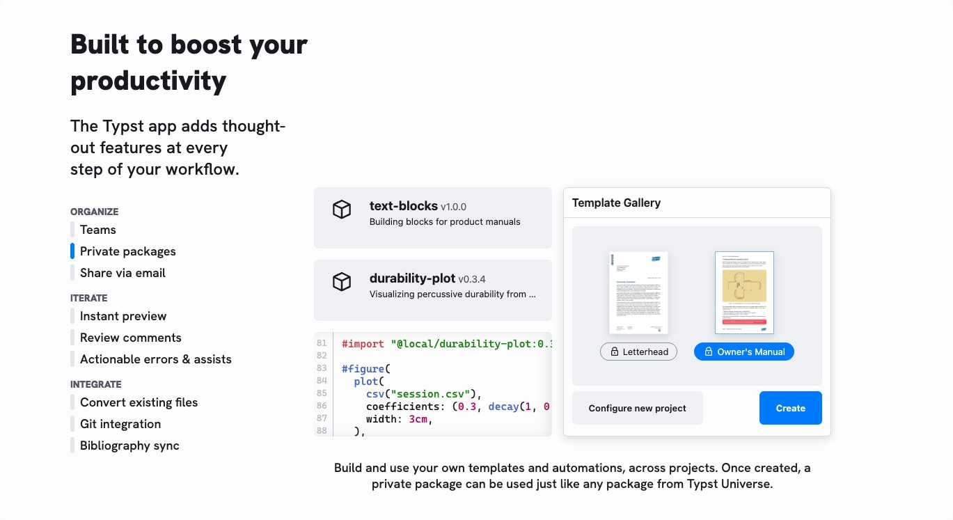 Typst: The new foundation for documents captured website design