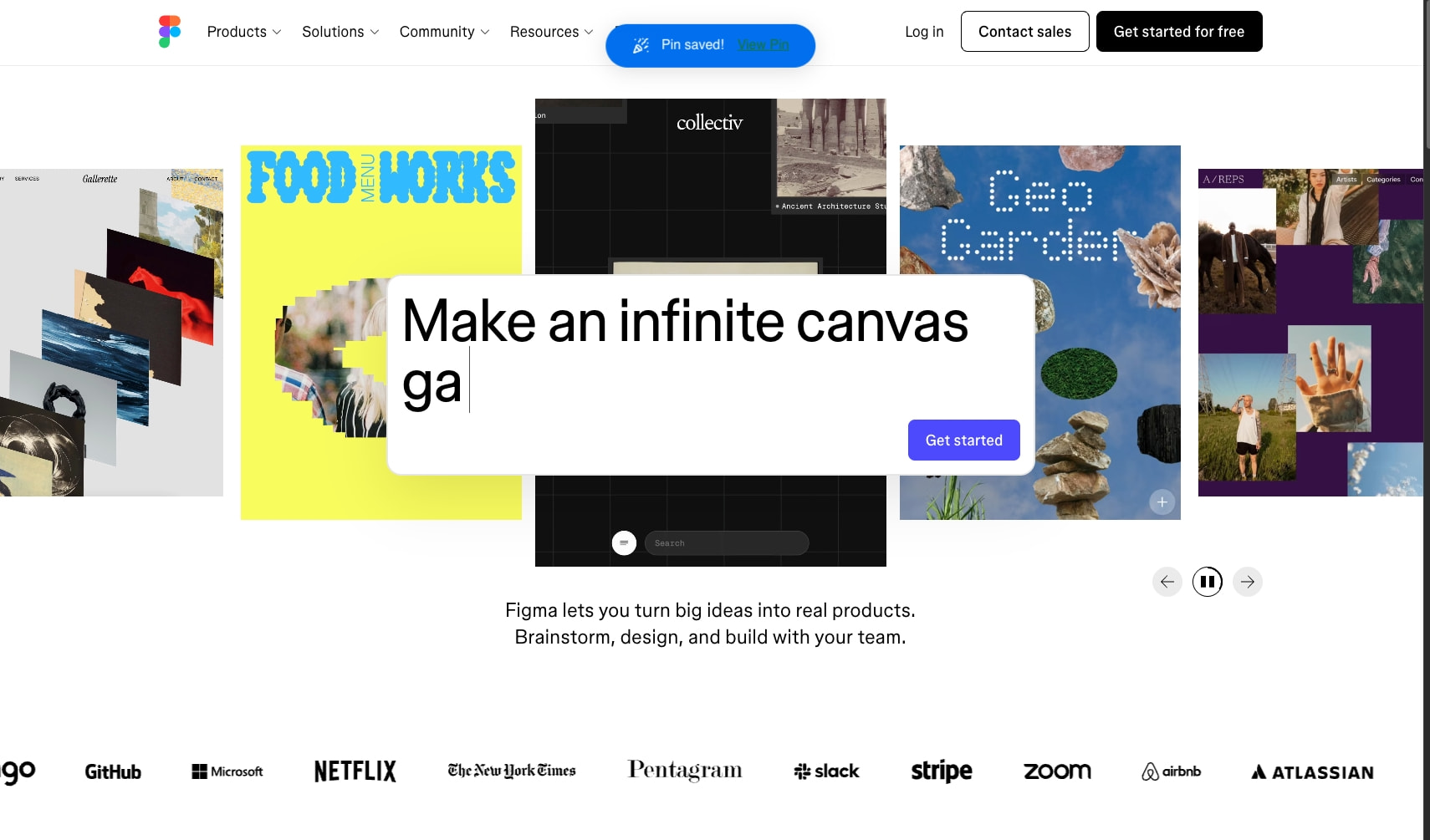 Figma: The Collaborative Interface Design Tool captured website design