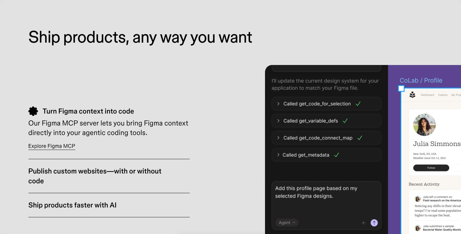 Figma: The Collaborative Interface Design Tool captured website design