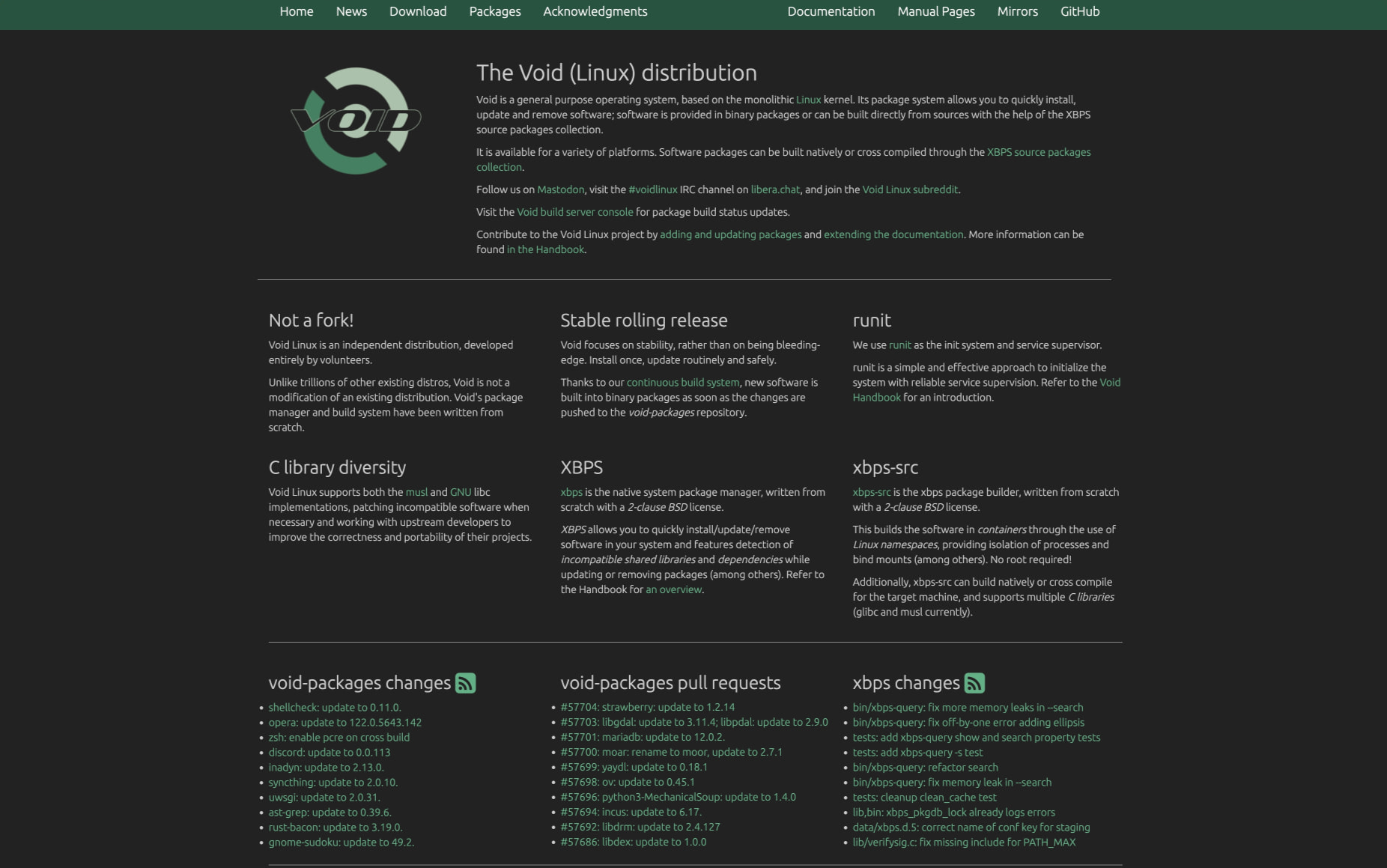 Enter the void captured website design