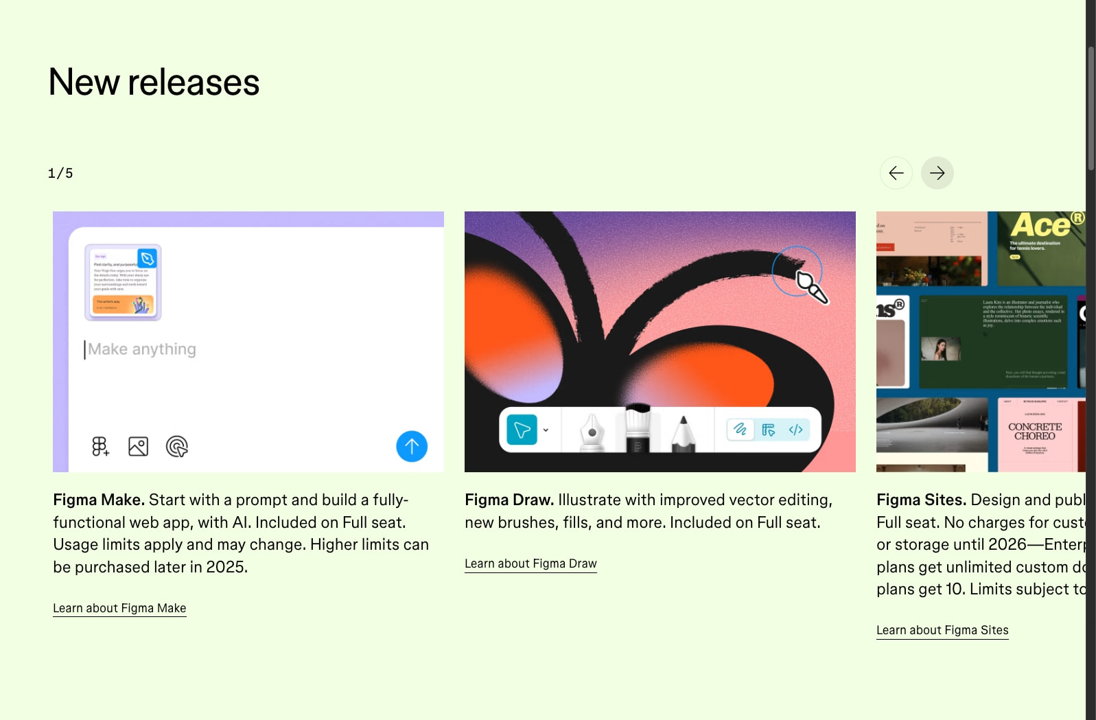 Plans & Pricing | Figma captured website design