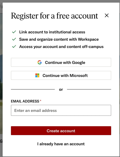 JSTOR Home captured website design