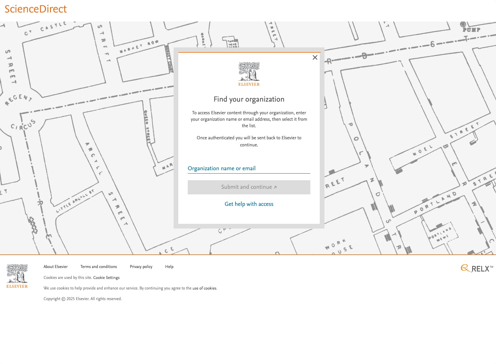 Find your organization captured website design
