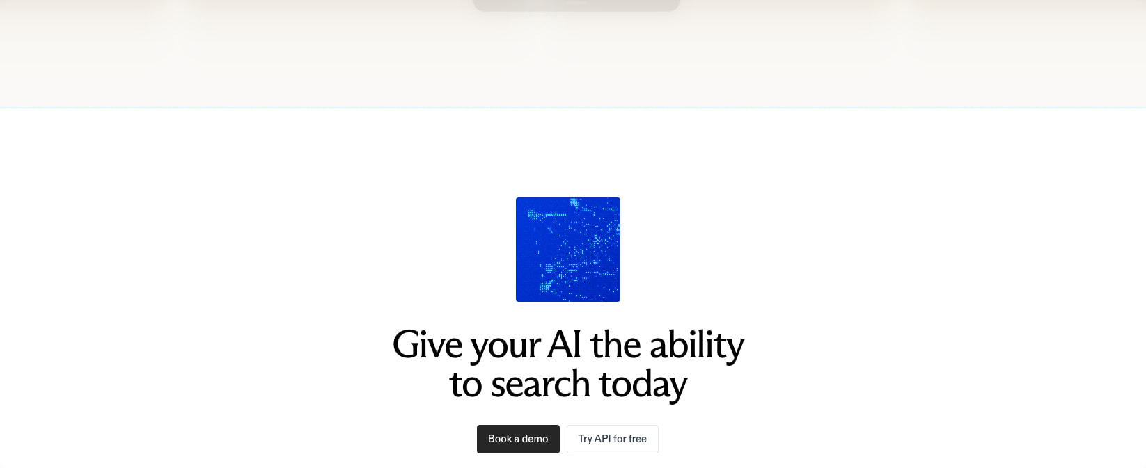 Exa | Web Search API, AI Search Engine, & Website Crawler captured website design