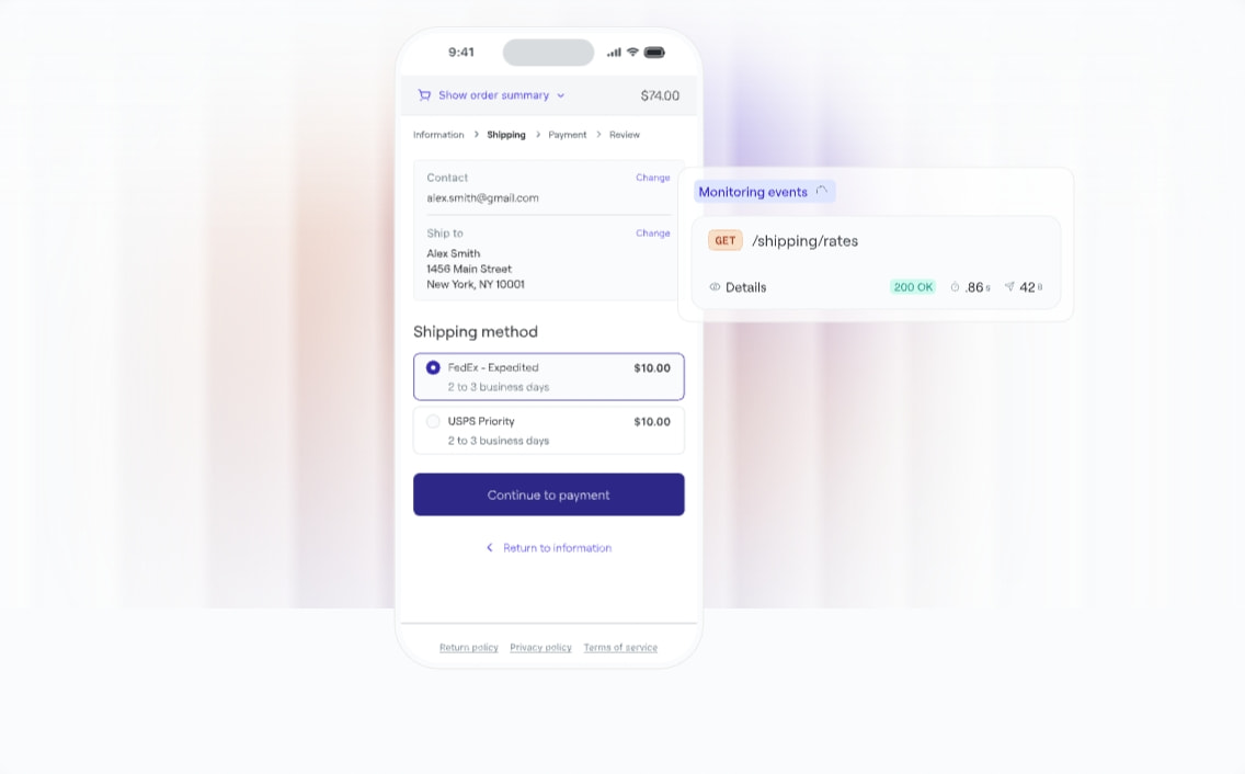 Coast | The API Go-to-Market Platform captured website design