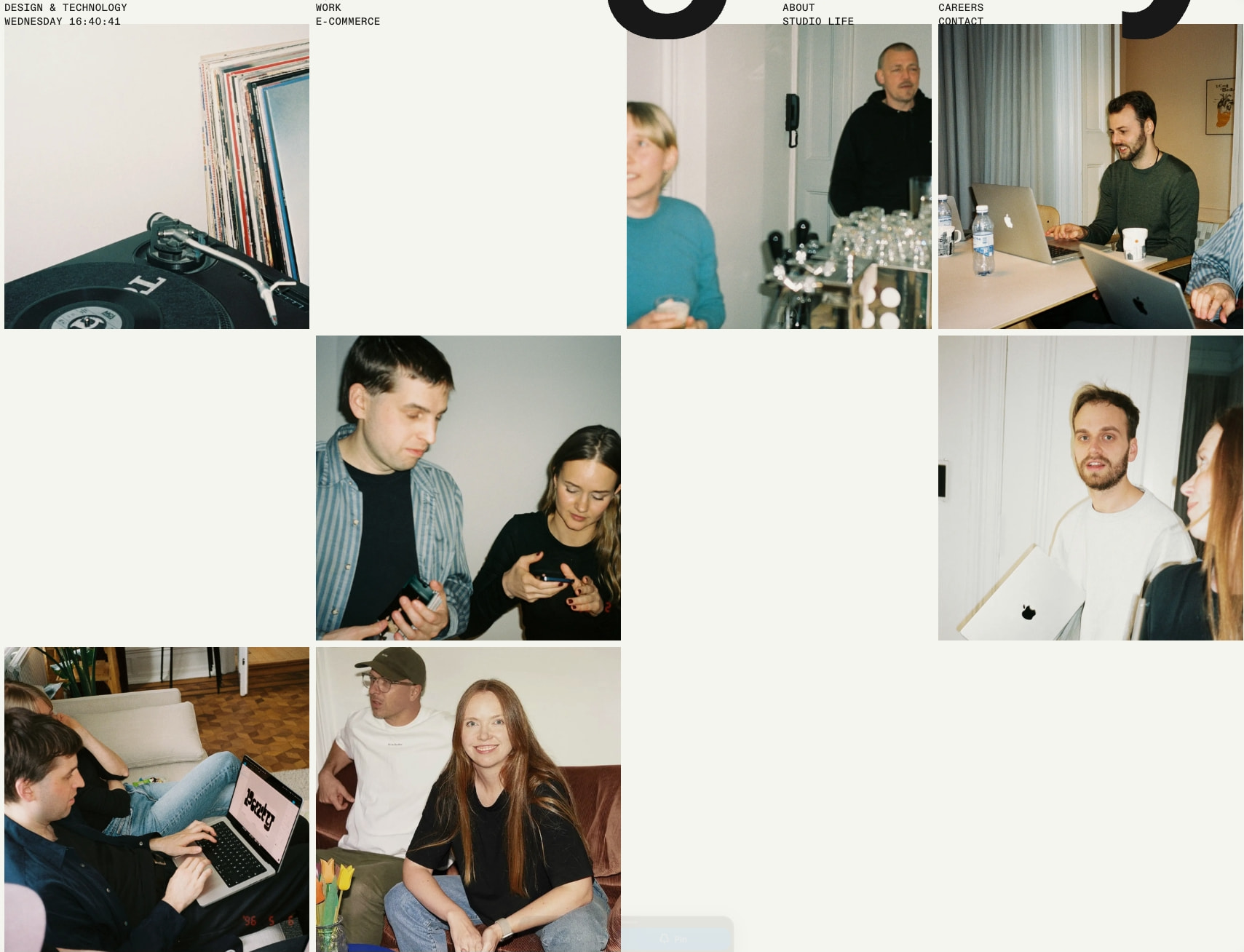 About — Aino captured website design