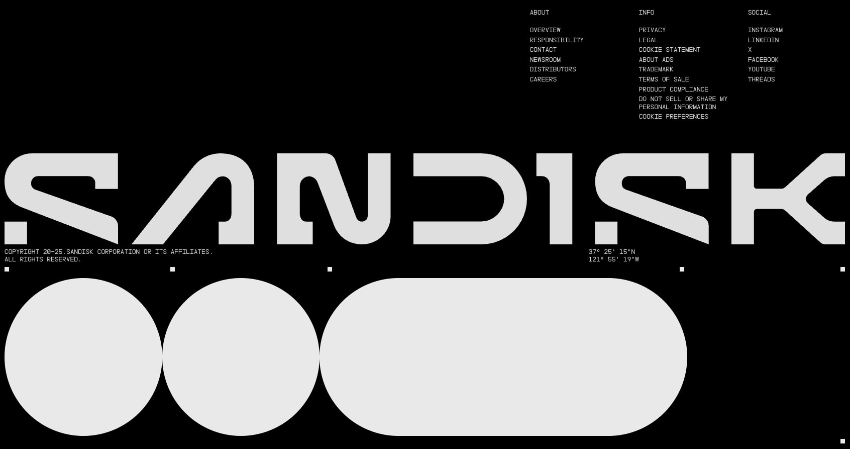 Sandisk SSDs, Memory Cards, and Flash Drives for Your Digital Life | Sandisk captured website design