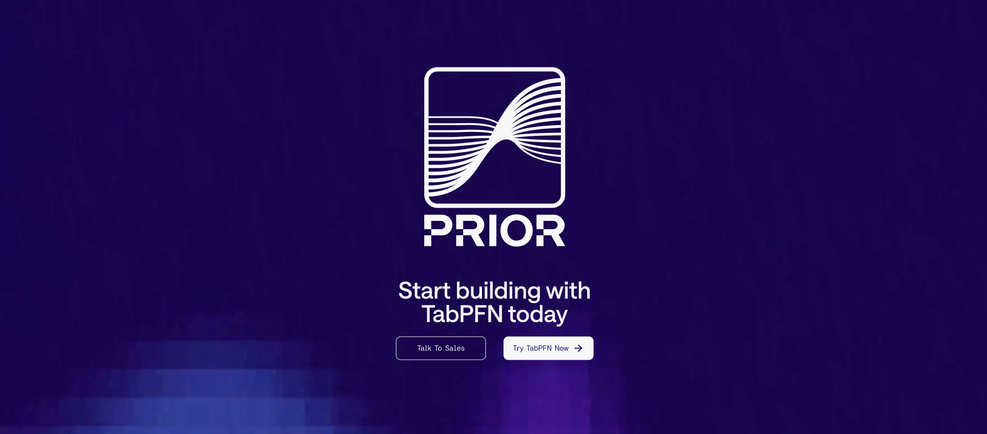 Prior Labs captured website design