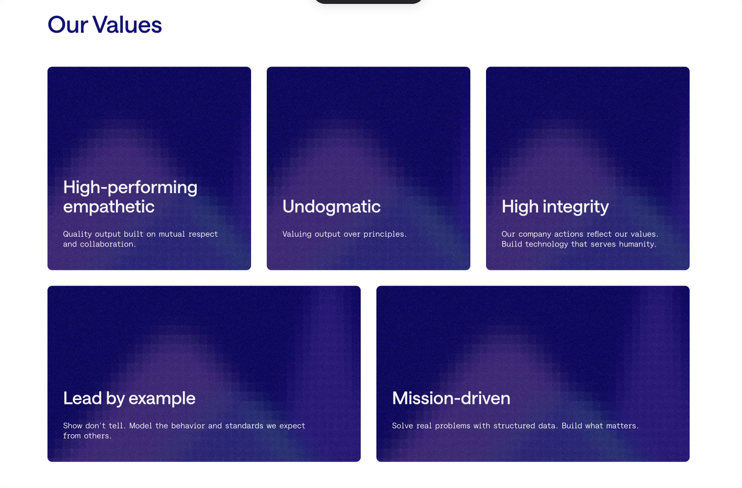 Careers | Prior Labs captured website design
