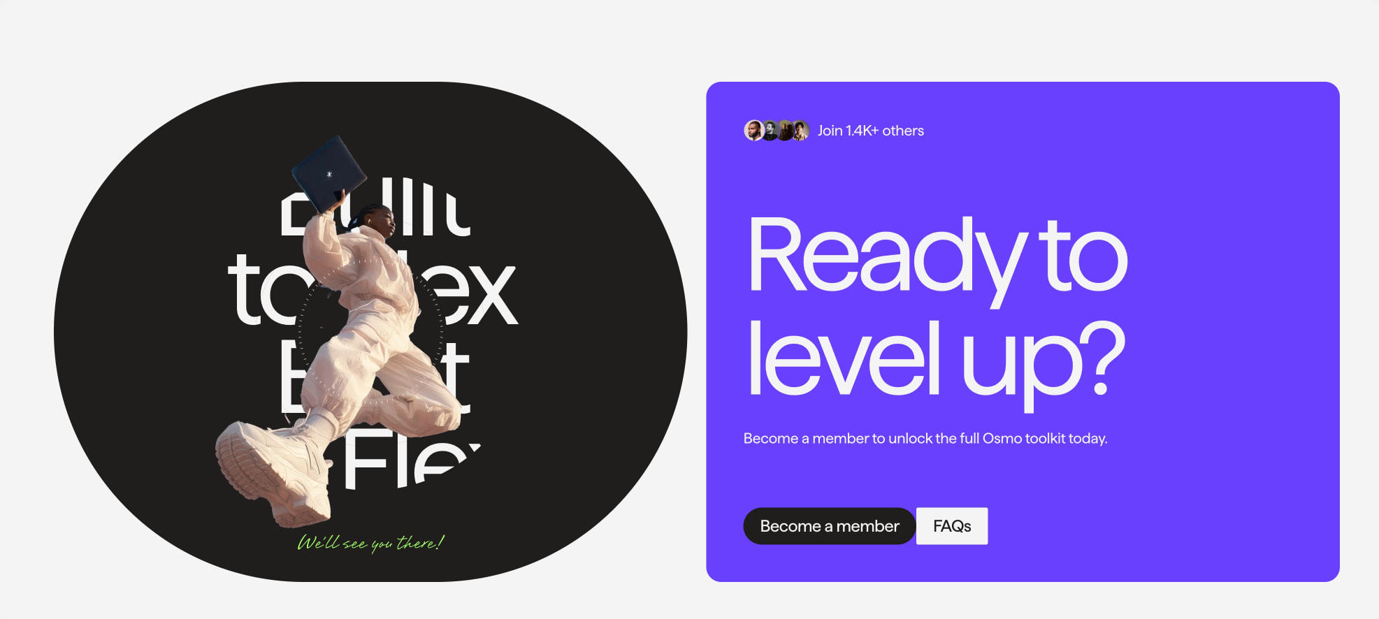 Osmo Showcase - Osmo captured website design