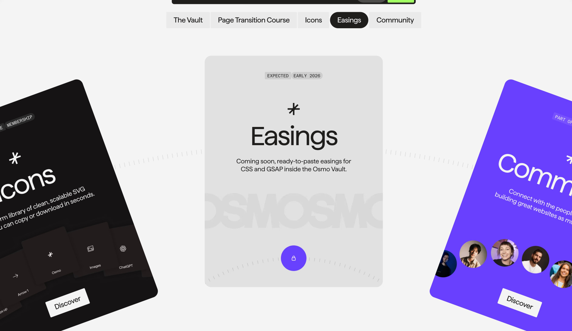 Osmo - Dev Toolkit Built to Flex captured website design