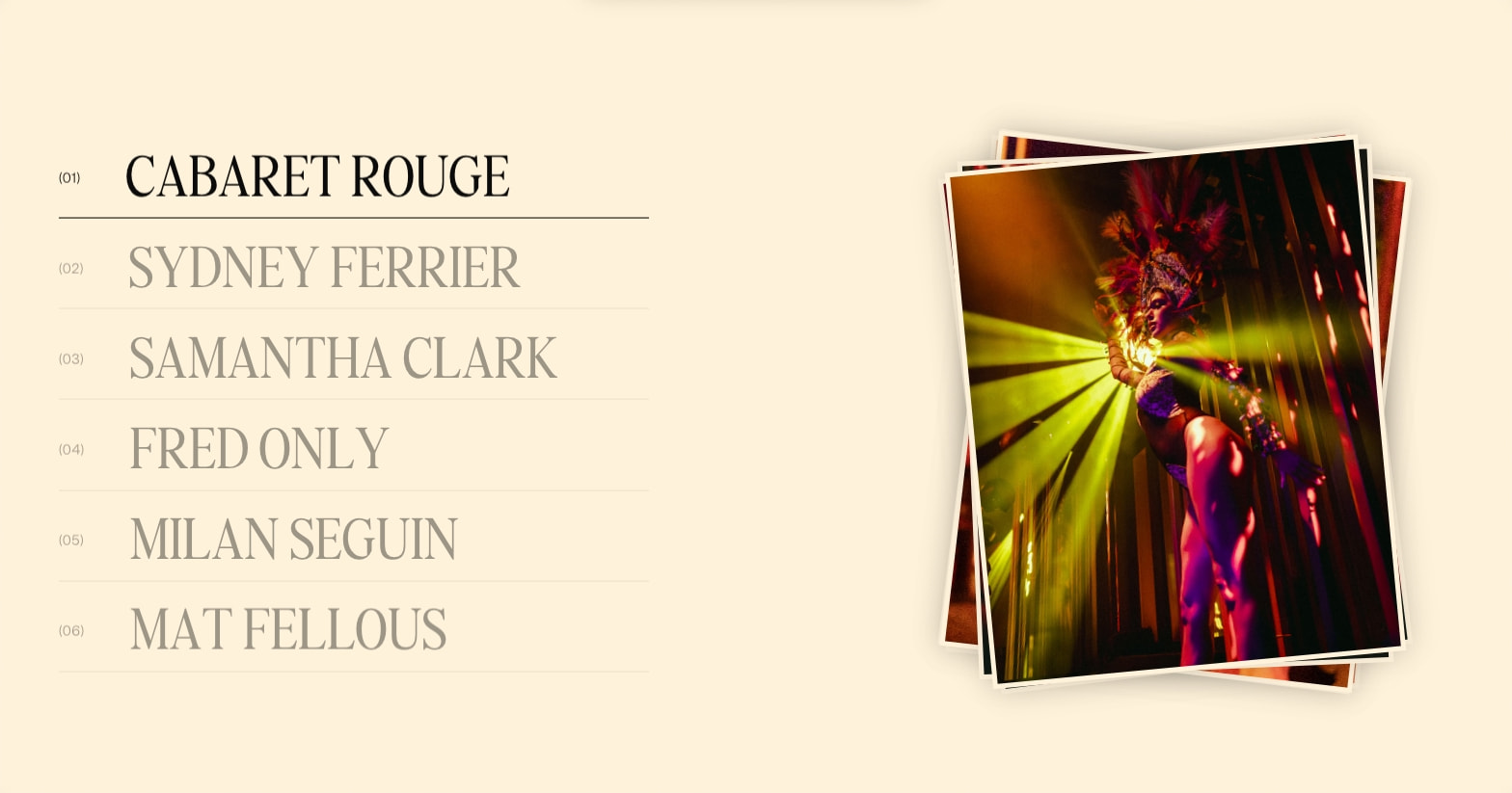 GAÏO - Restaurant, Cabaret et Club captured website design