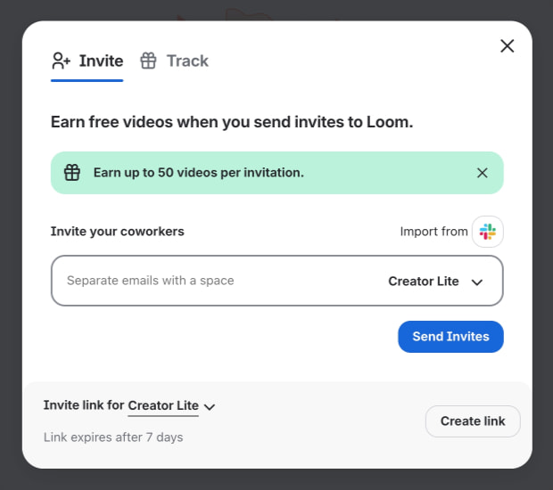 Loom | Free Screen & Video Recording Software captured website design