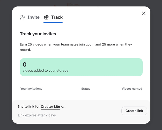 Loom | Free Screen & Video Recording Software captured website design