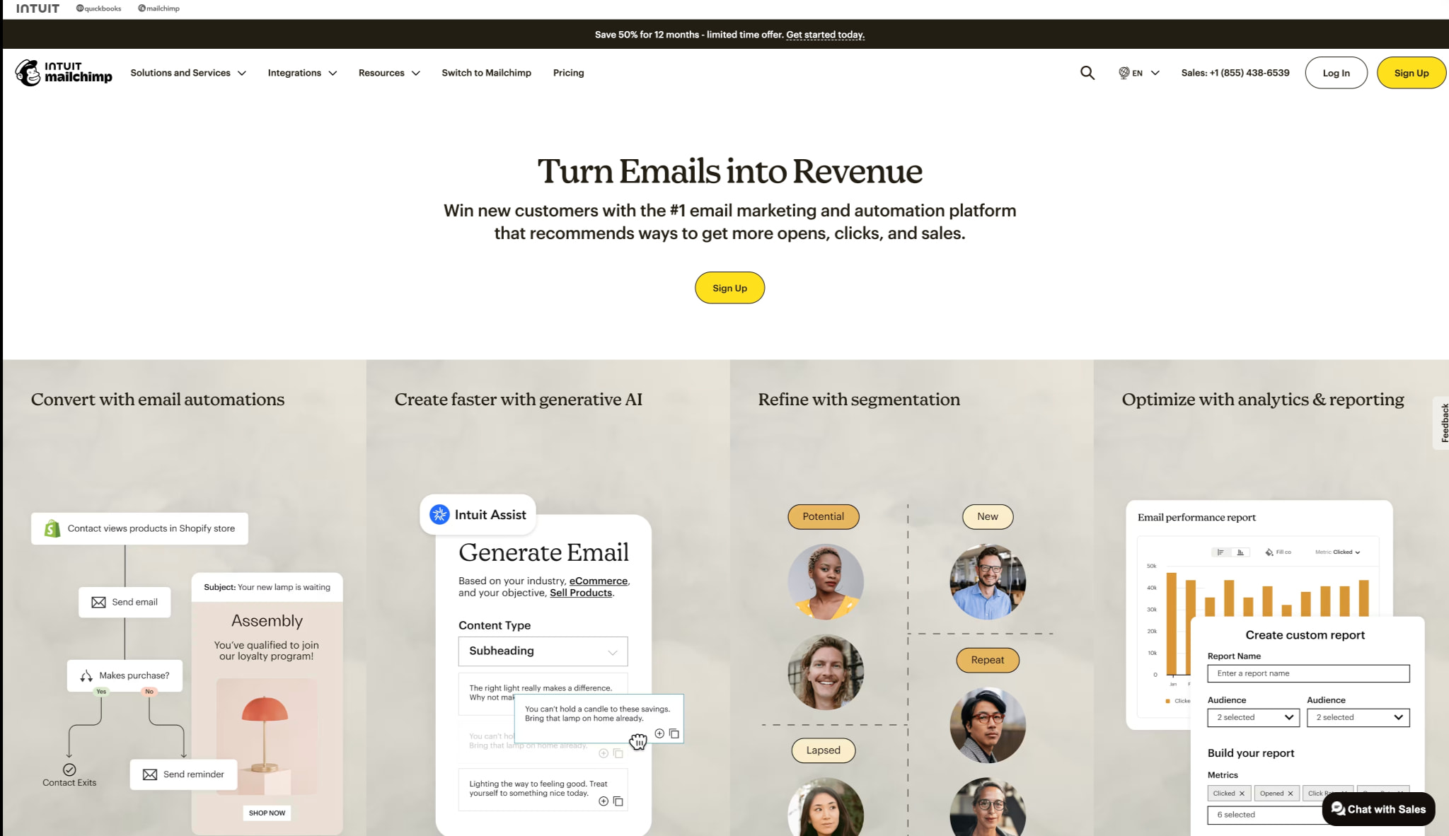 Marketing, Automation & Email Platform | Mailchimp captured website design