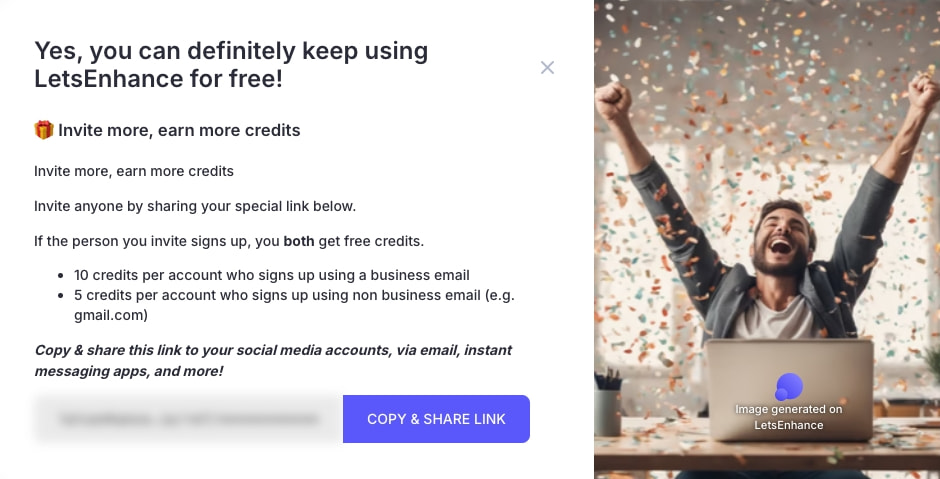 Captured design matching letsenhance.io captured website design