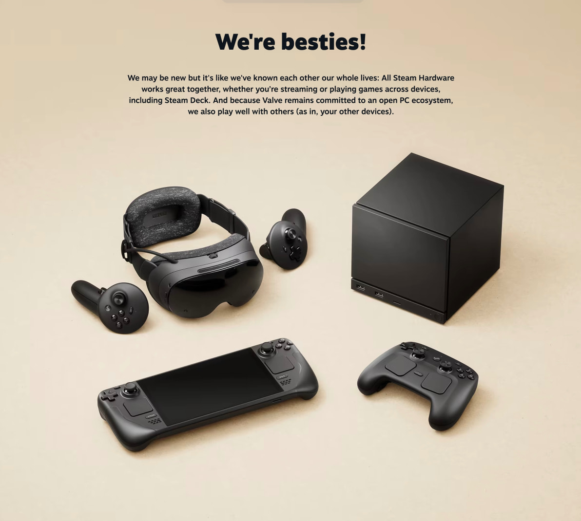 Steam Hardware captured website design