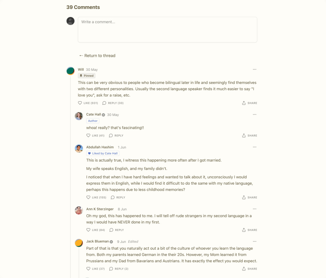 Comments - Maybe you’re not Actually Trying - by Cate Hall captured website design